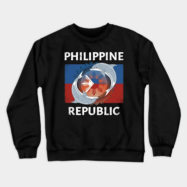 Philippine Republic Crewneck Sweatshirt by NicGrayTees